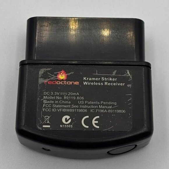 Guitar Hero PS2 Kramer Striker Wireless Receiver Dongle 89119.806 Red Octane - Picture 2 of 2